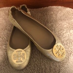 Tory Burch Minnie Travel Logo Ballet Flats